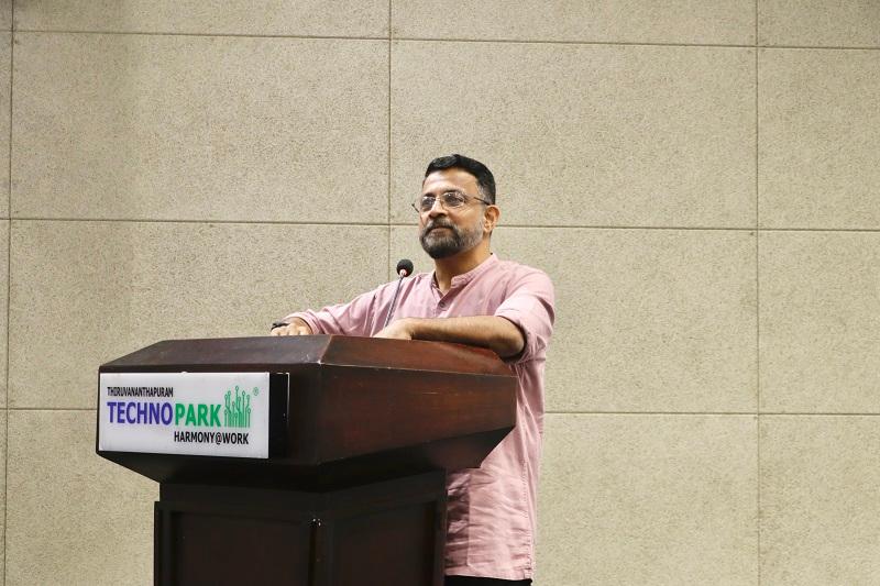 Col Sanjeev Nair (Retd), CEO Technopark, spoke about  the importance of inclusivity in the workplace.