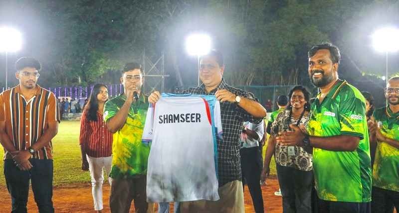 Speaker Shri AN Shamseer proudly unveils the jersey of Speaker’s XI