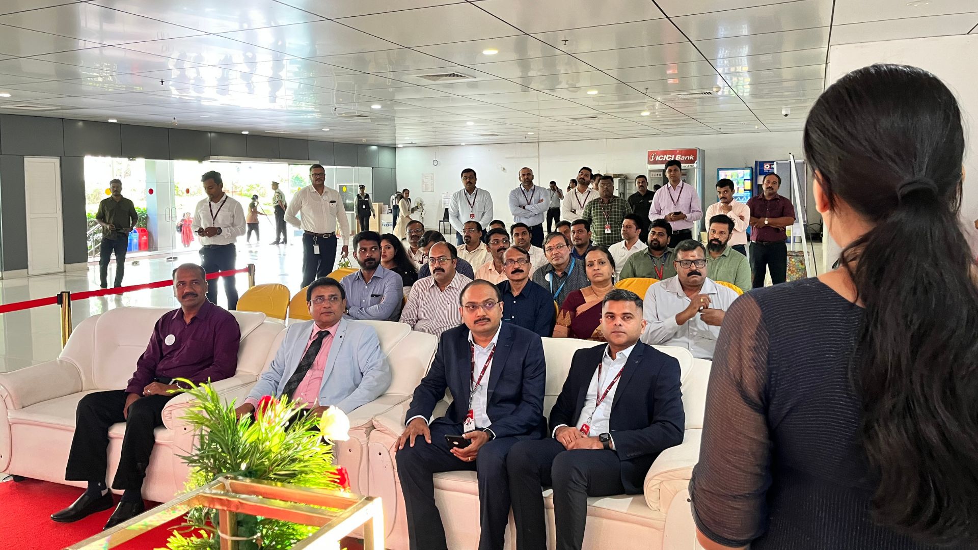 Special guests at the launch of SIB Smart Counter.