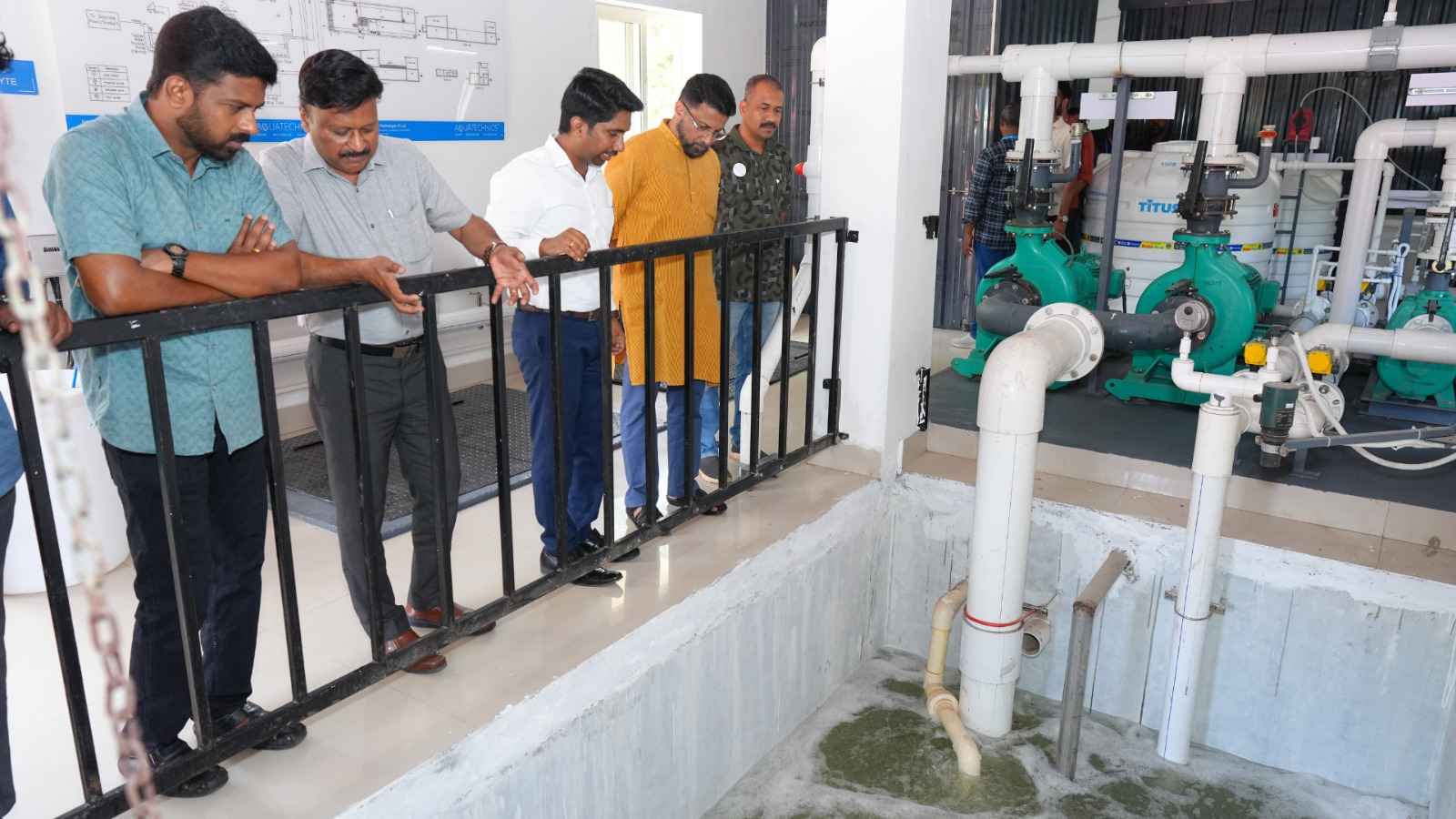 Team Technopark observing the STP in action.