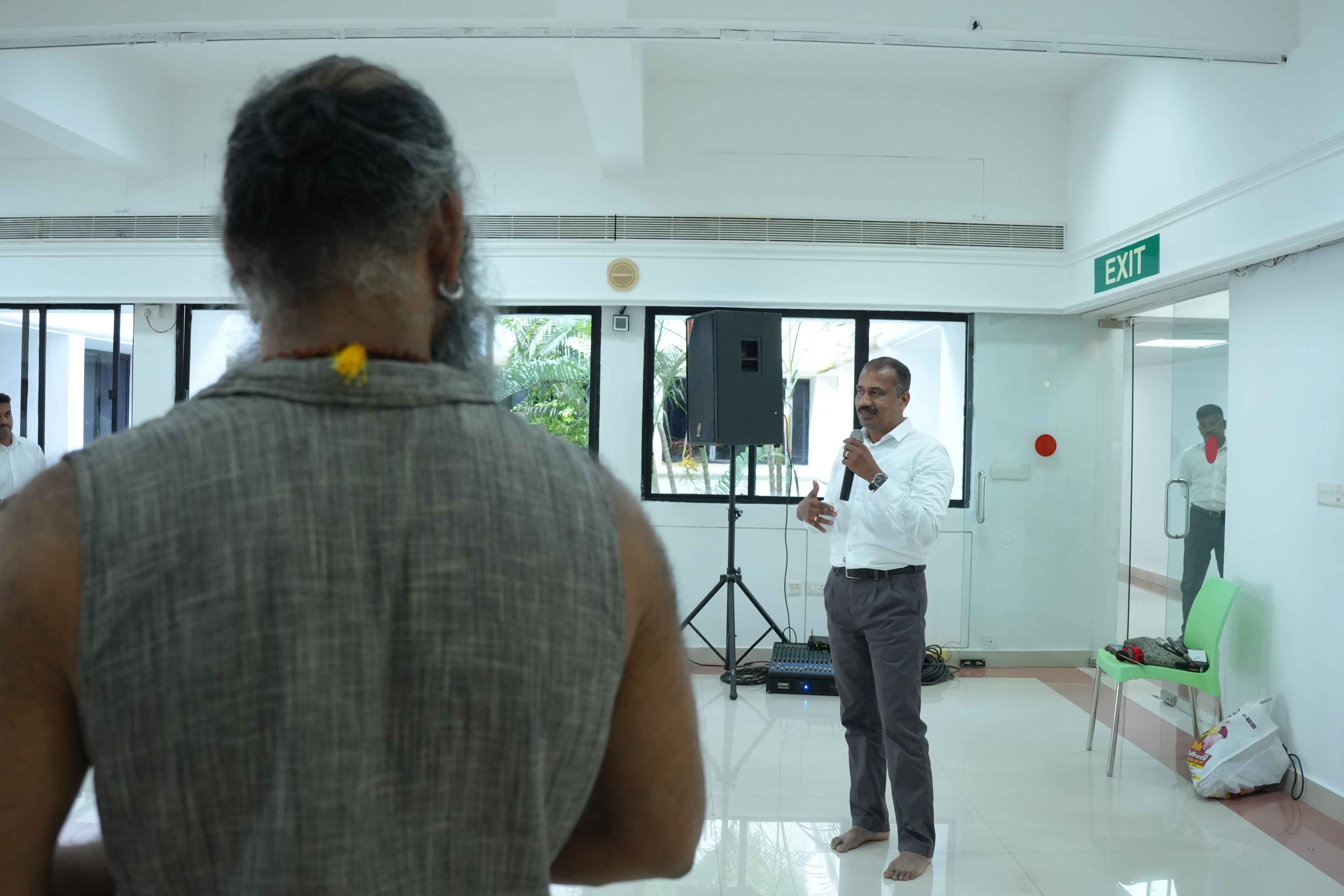 Mr. Vipin Kumar S, CFO, Kerala IT Park, addressing the gathering.