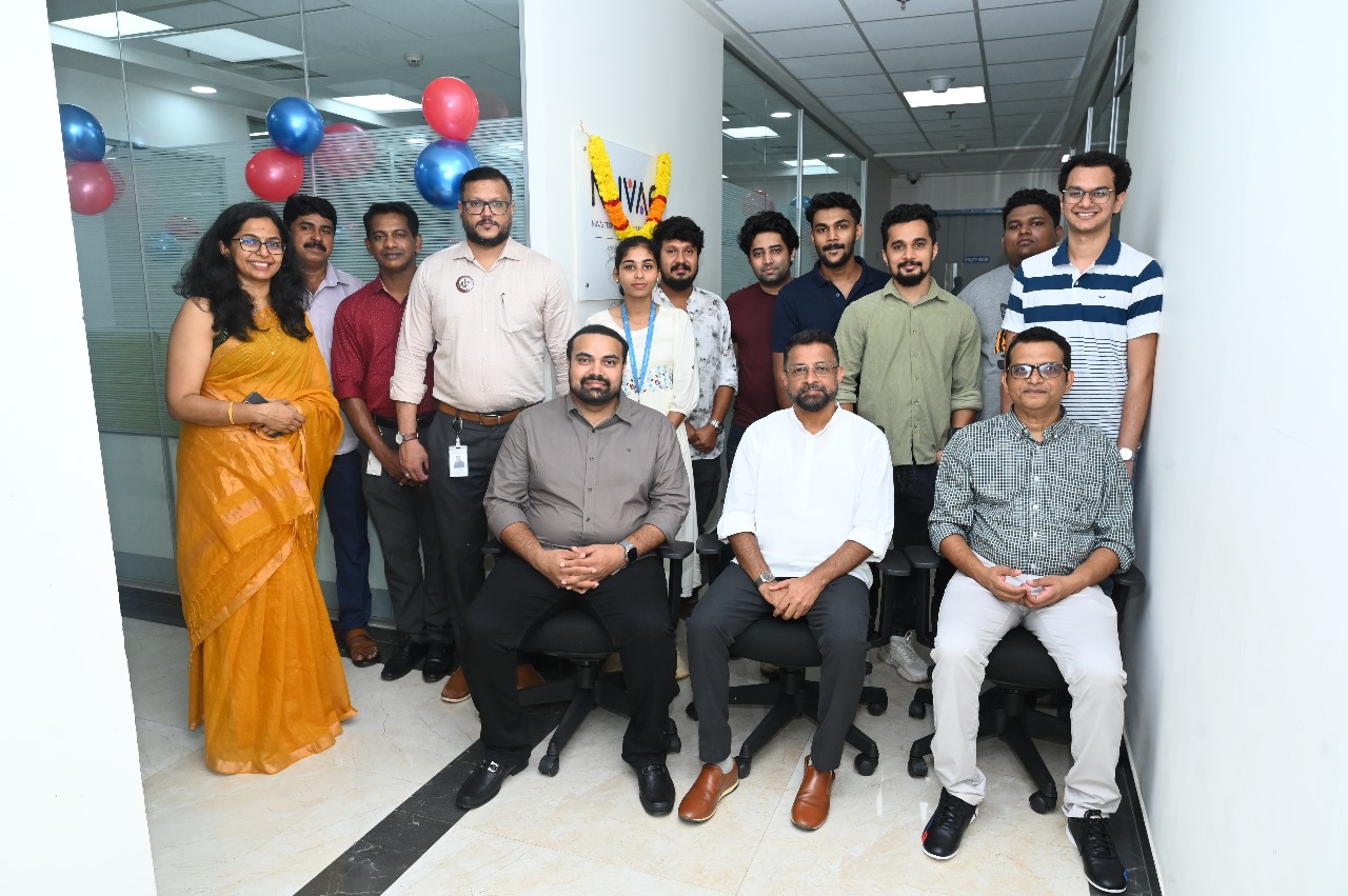 CEO Technopark with Mr. Manu Madhusudanan, Dr. Anirudh, India Partner Nuvae.ai; Ms. Saumya Nair; along with members of the Nuvae team, and Technopark officials.
