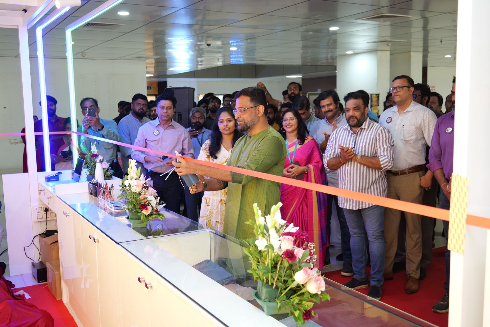 Col Sanjeev Nair (Retd), CEO Technopark, inaugurating Style Edit, an exclusive Technopark merchandise store.