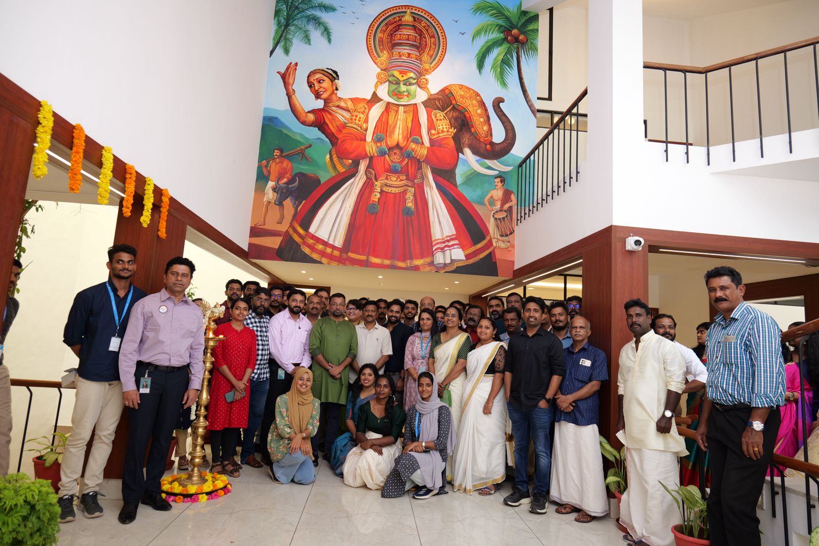 The proud Technopark Team at the grand reopening of VISHRANTI.