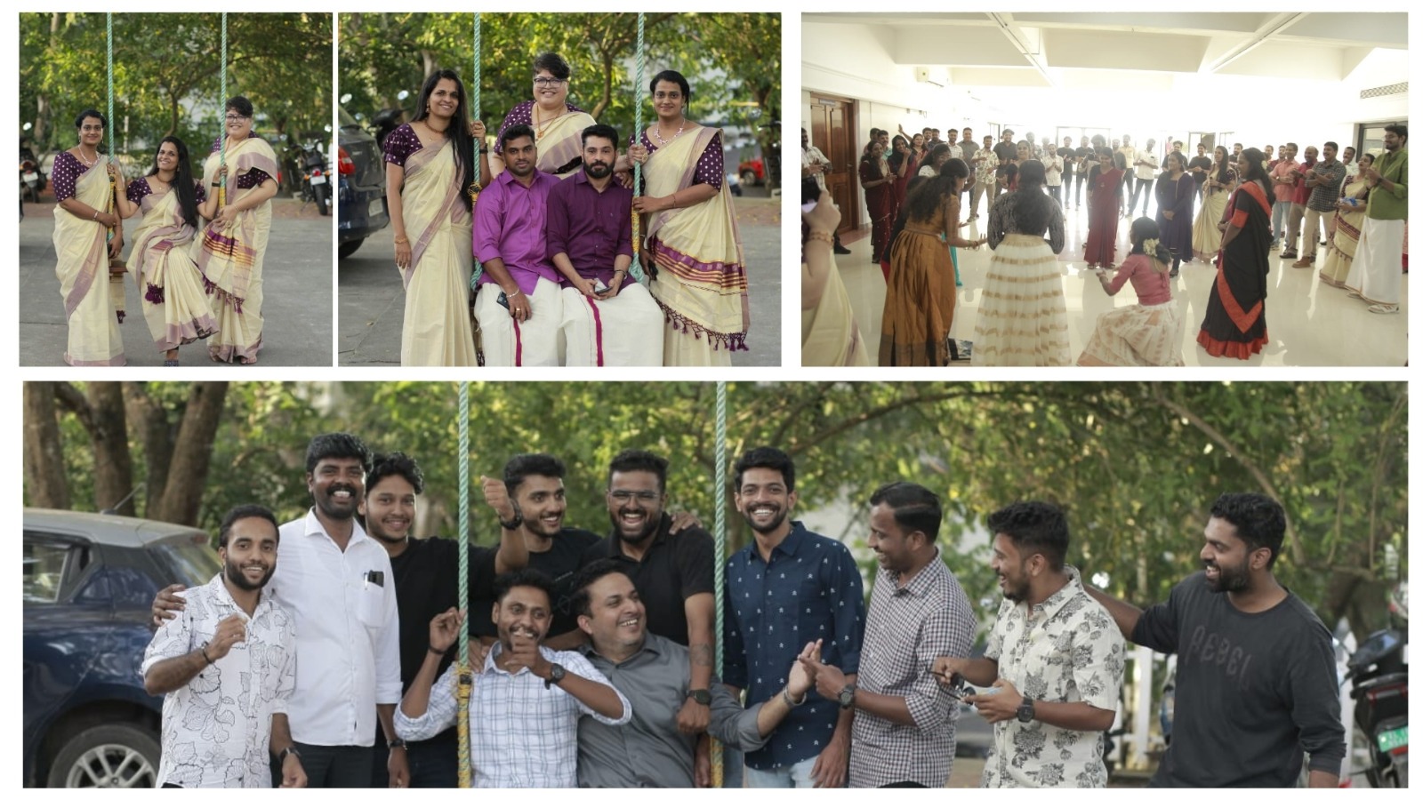 A well-deserved break for the Park Centre team.